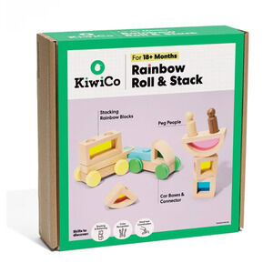 KiwiCo Activity Play Center 18m+ - Rainbow Stack & Roll NWT